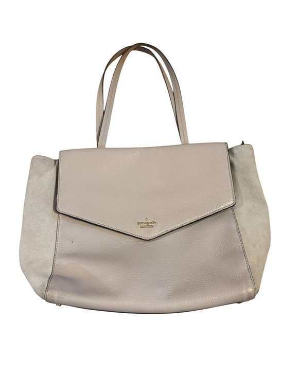 kate spade Handbags - Kate Spade Lavender Leather & Suede Tote